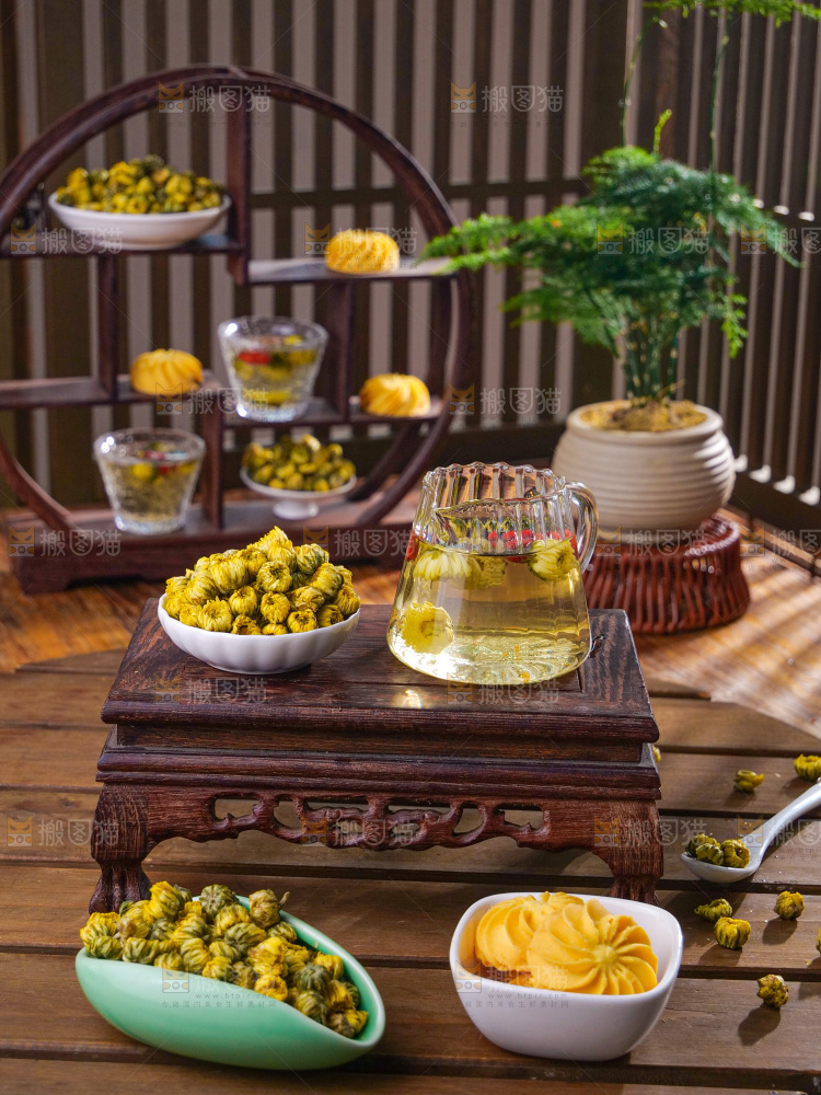 深底上的胎菊
