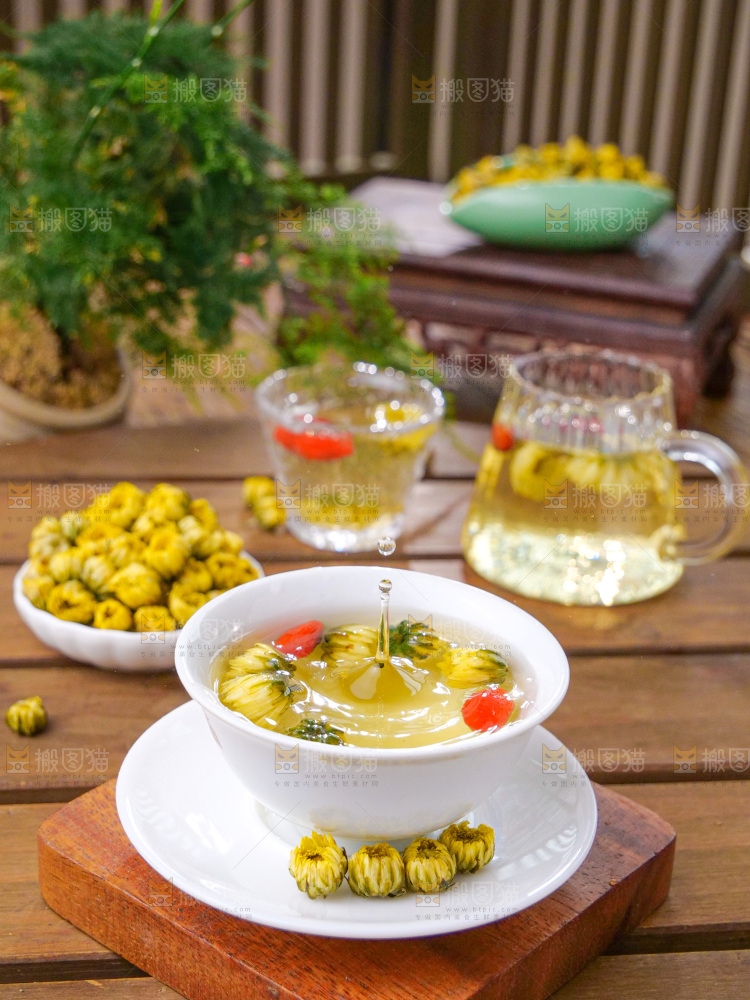 深底上的胎菊