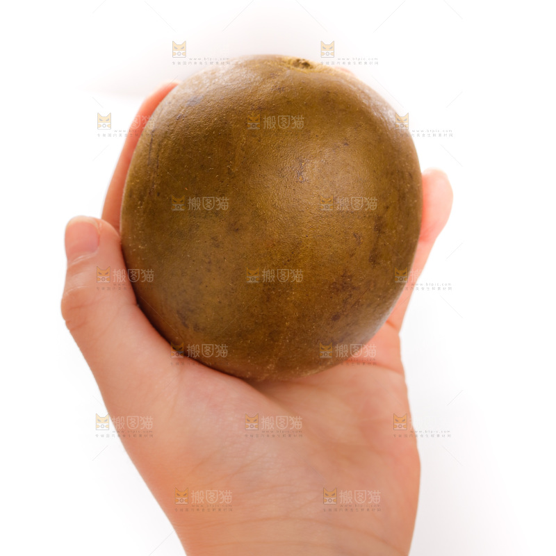 白底上的罗汉果