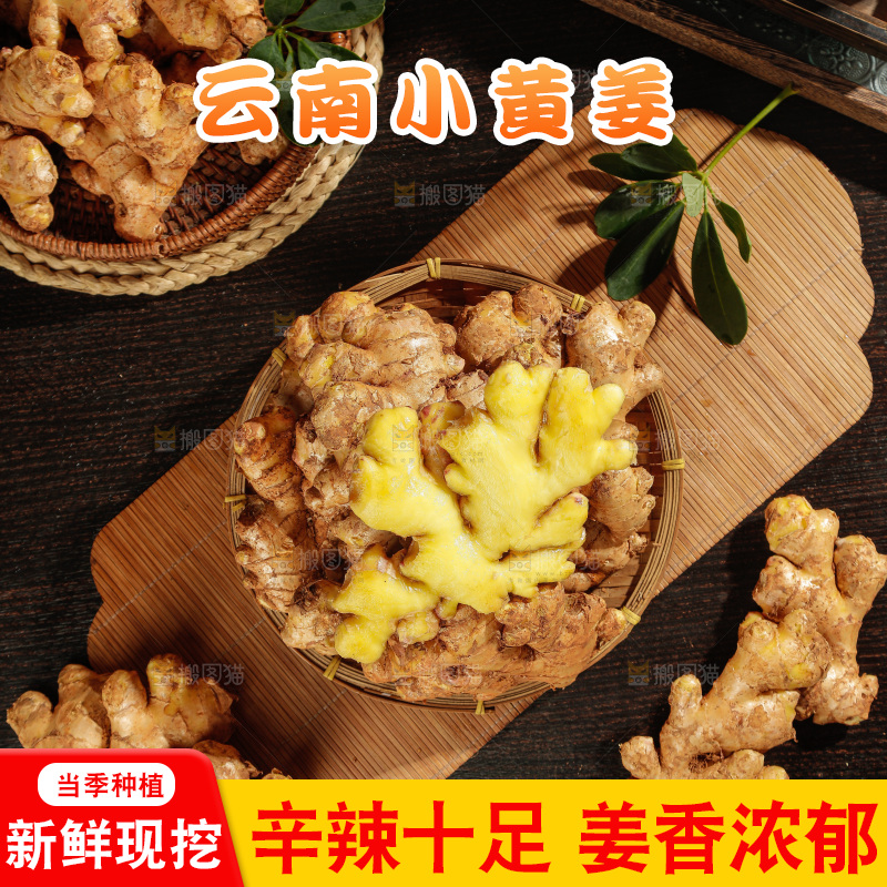 深底上的小黄姜