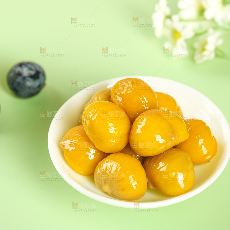 浅底上的板栗仁