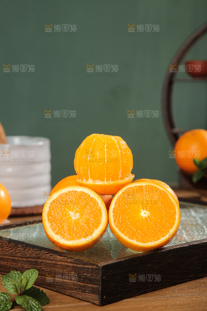 深底上的冰糖橙