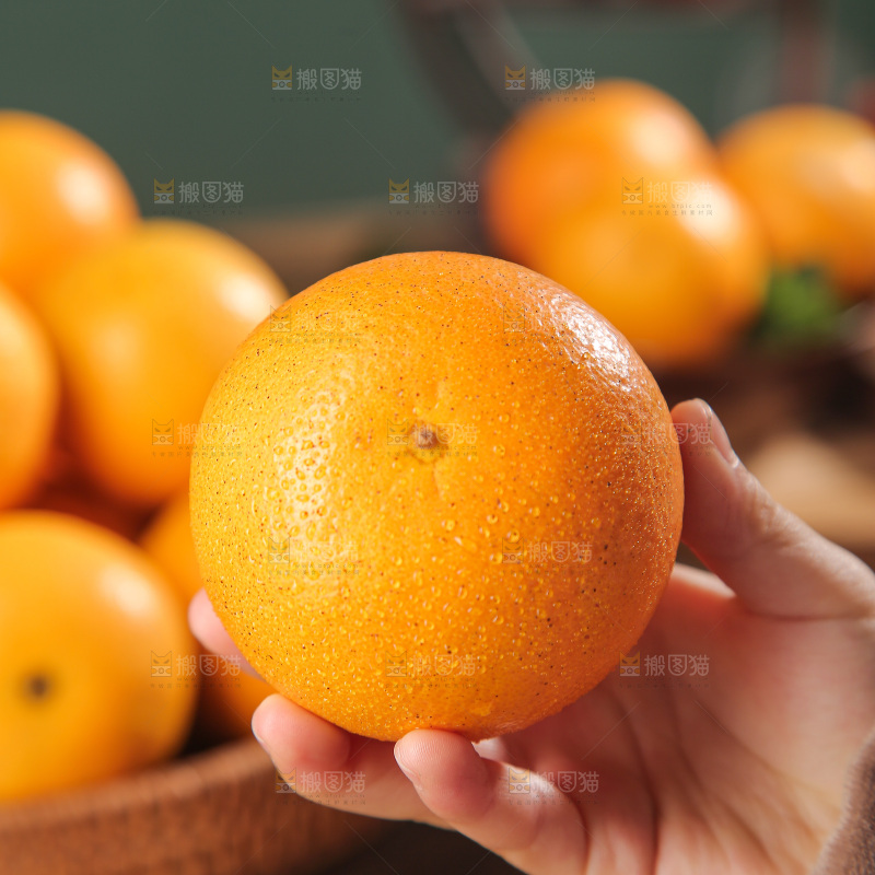 深底上的冰糖橙