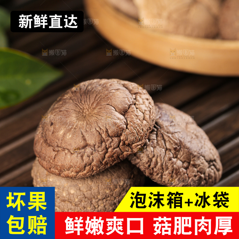 深底上的香菇