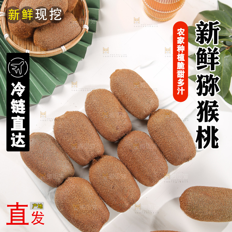 浅底上的猕猴桃