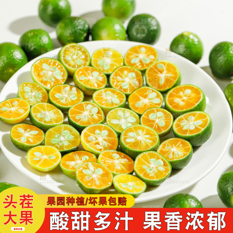 深底上的小青桔
