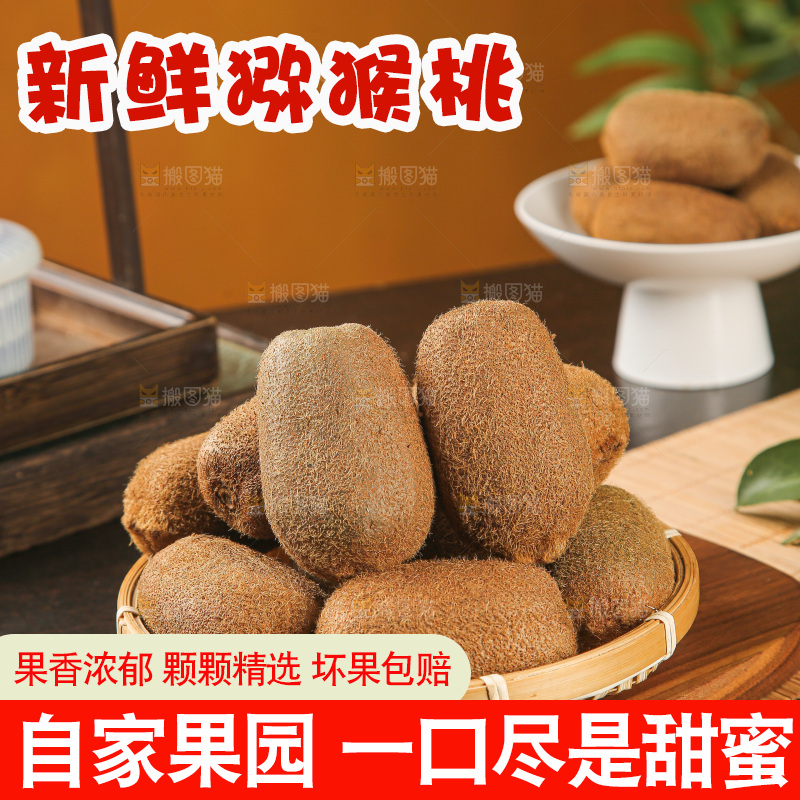 浅底上的猕猴桃