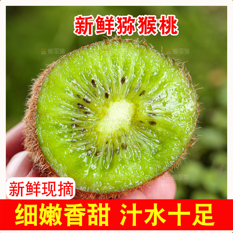 深底上的猕猴桃