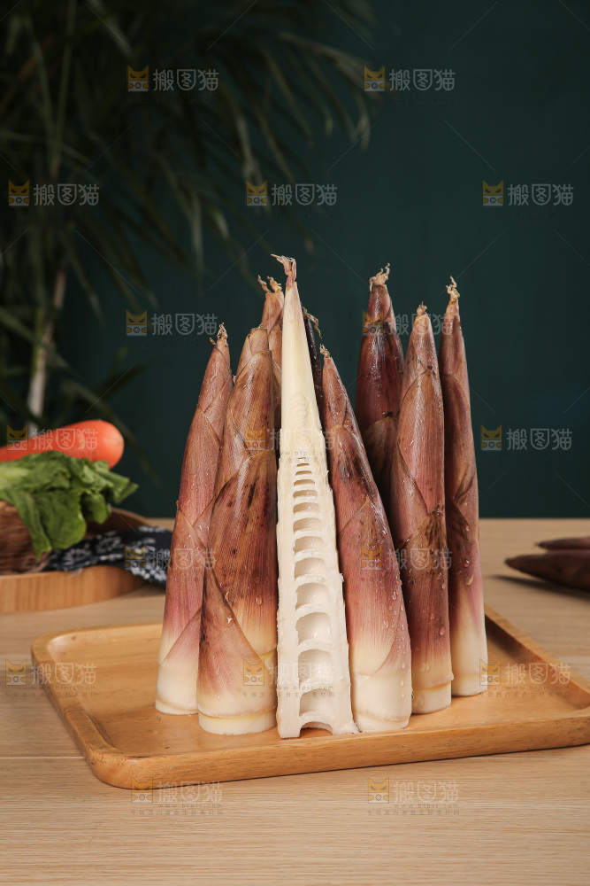 深底的雷竹笋