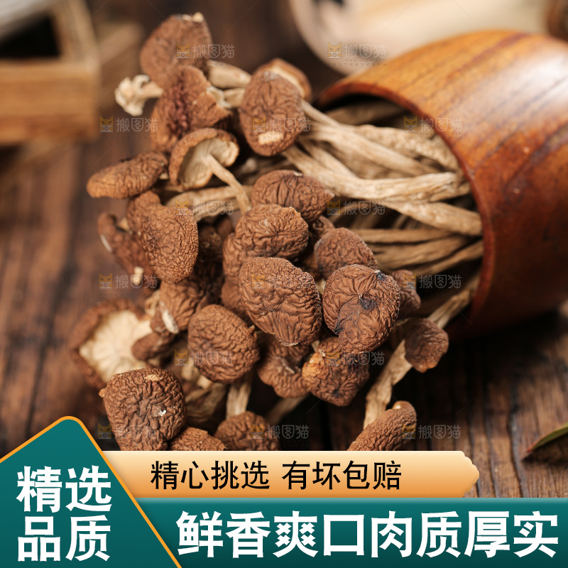 深底上的鹿茸菇