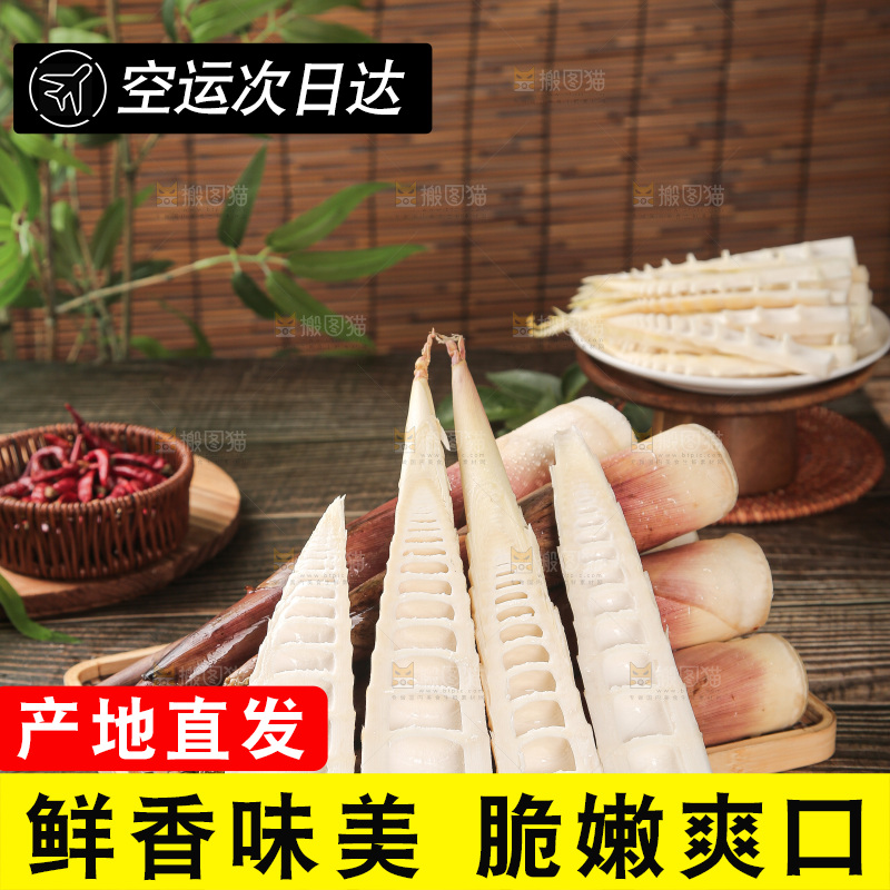 深底的雷竹笋