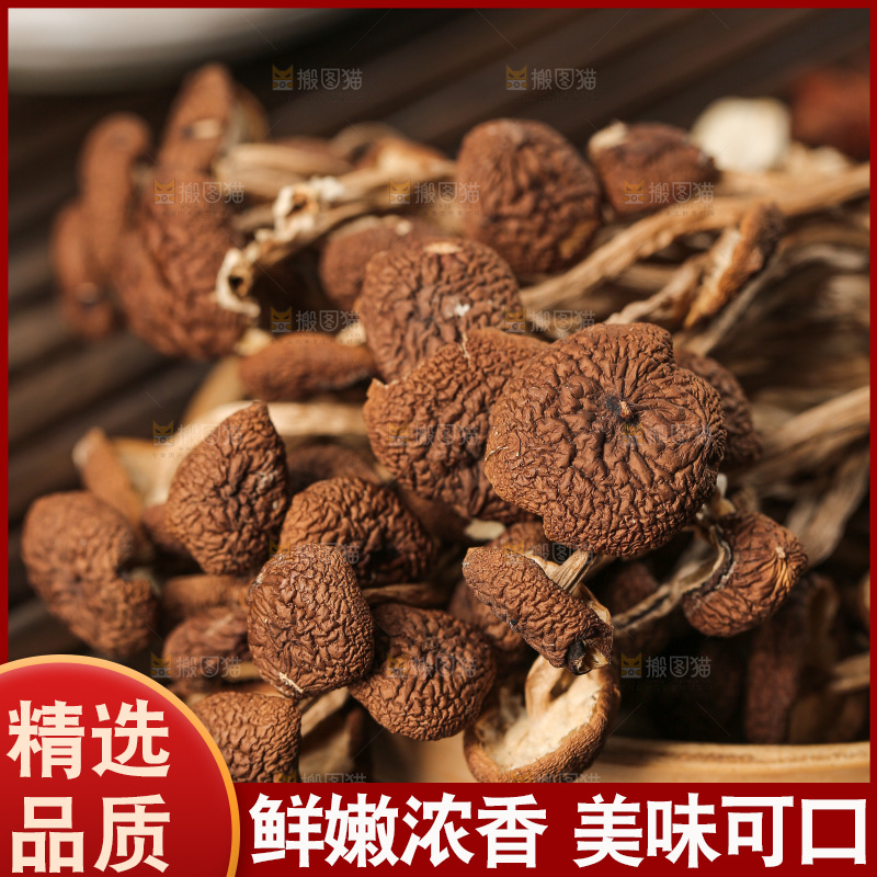 深底上的鹿茸菇