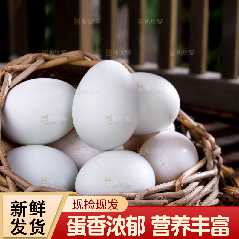 深底上的鸭蛋