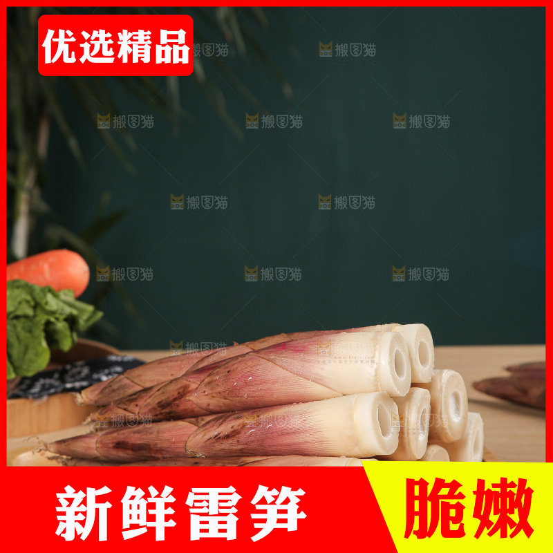 深底的雷竹笋