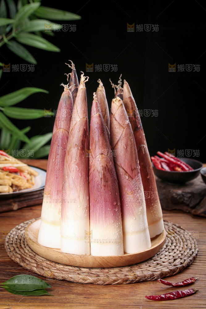 深底上的雷笋