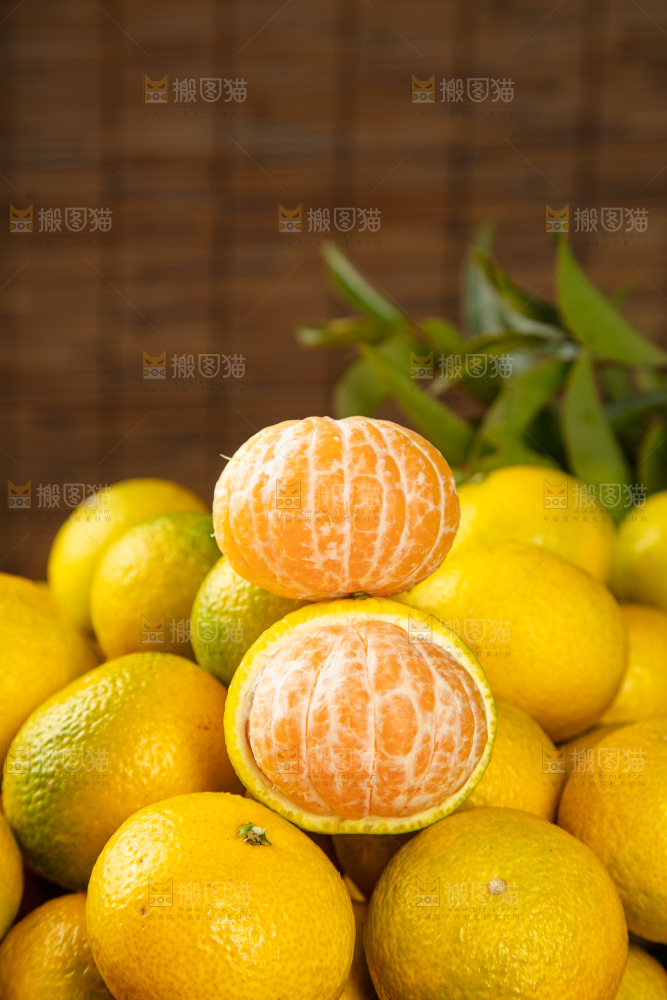 深底上的桔柚