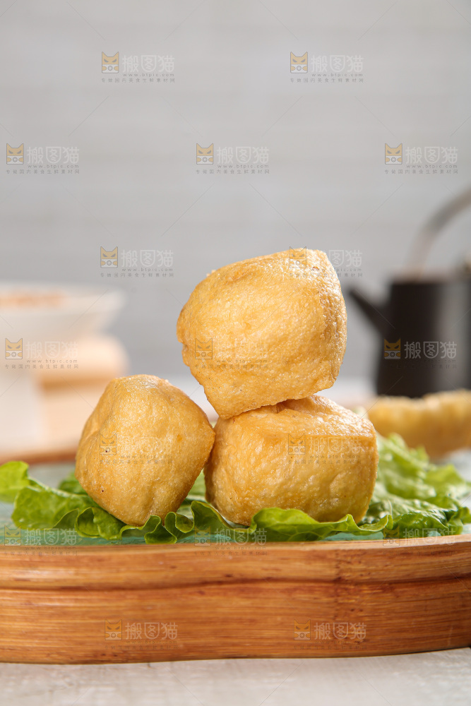 浅底上的油豆泡