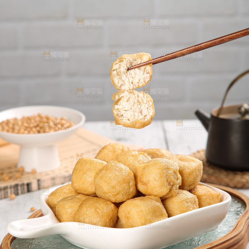 浅底上的油豆泡
