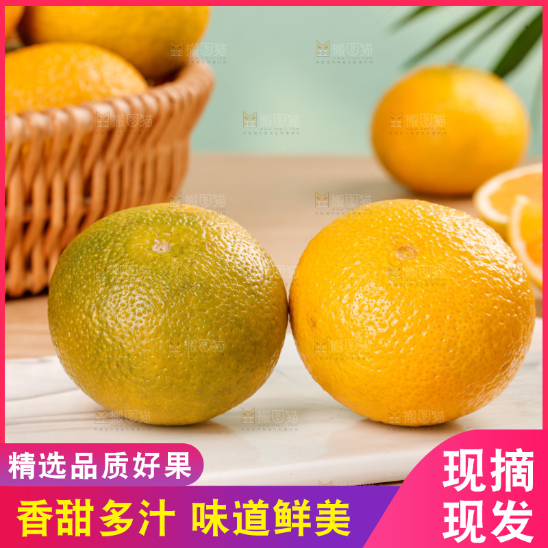 浅底上的桔柚