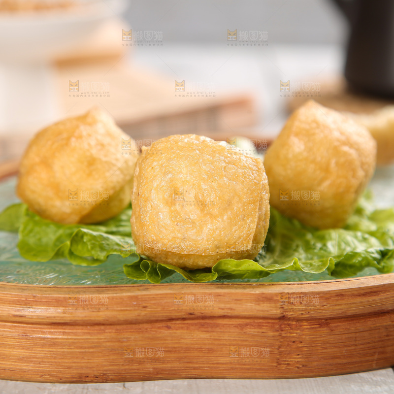 浅底上的油豆泡