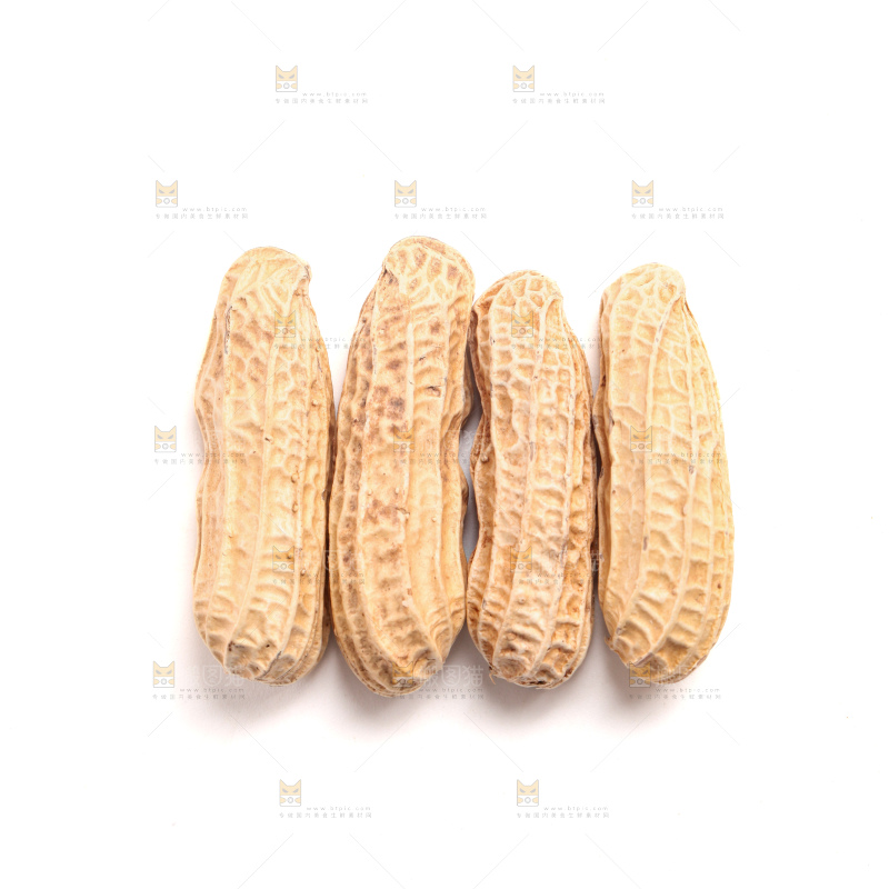 白底上的黑花生