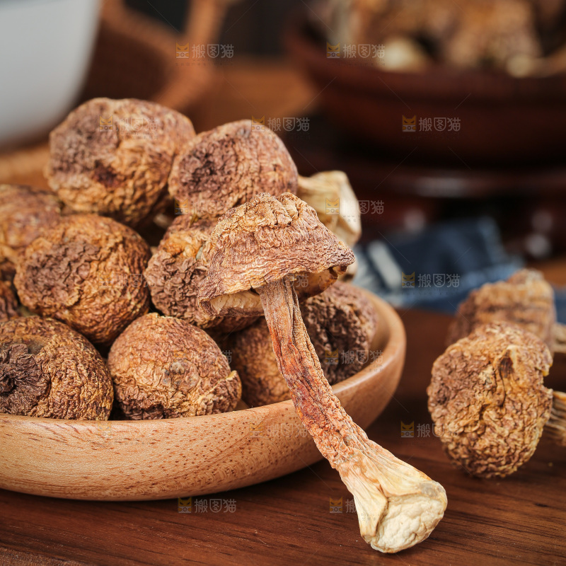 深底上的姬松茸