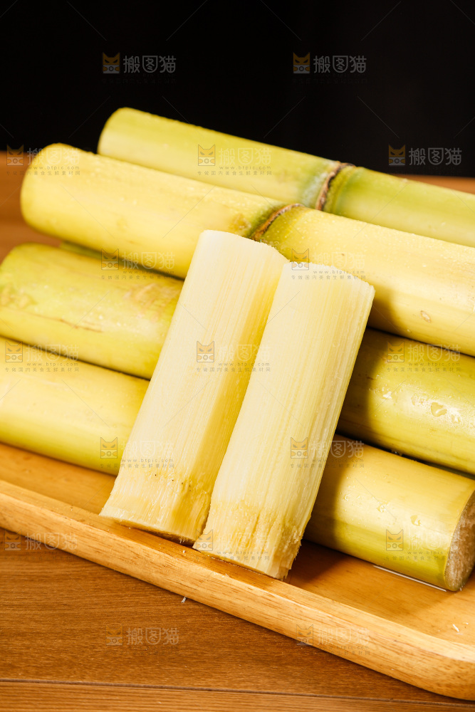 深底上的黄皮甘蔗