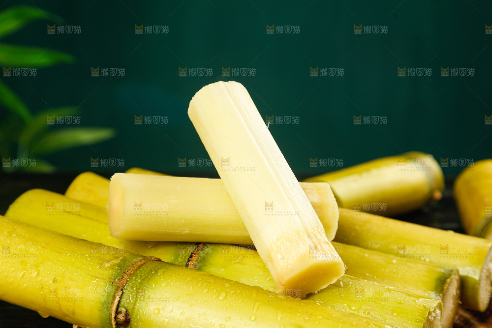 深底上的黄皮甘蔗