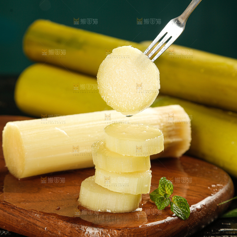 深底上的黄皮甘蔗