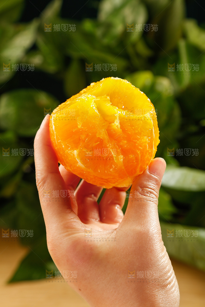 深底上的脐橙