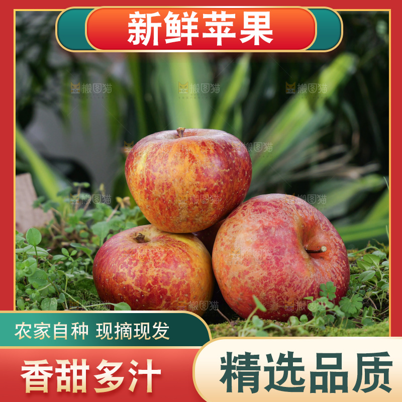 深底上的丑苹果