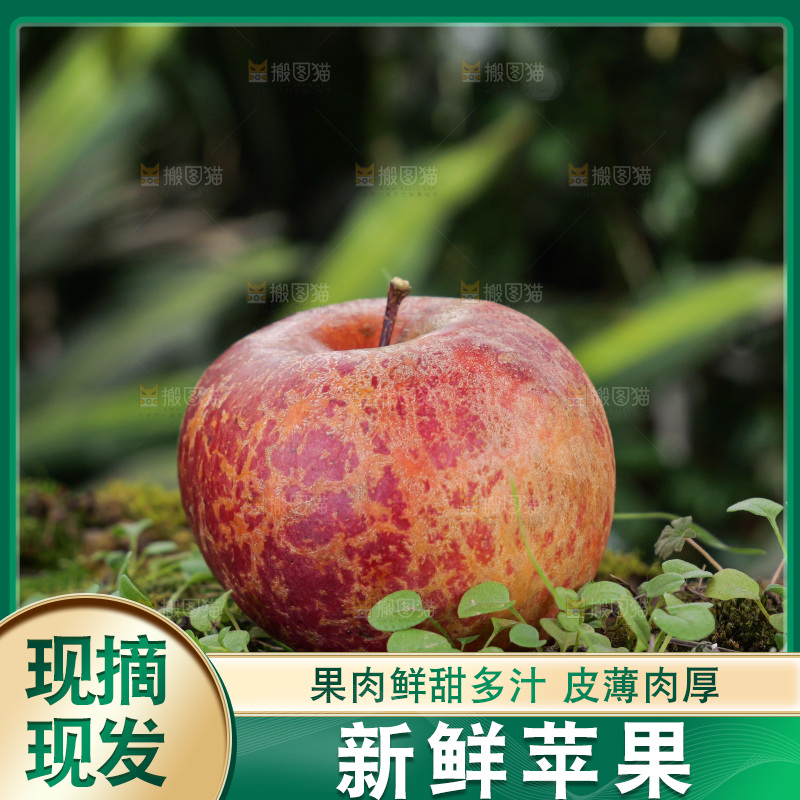 深底上的丑苹果