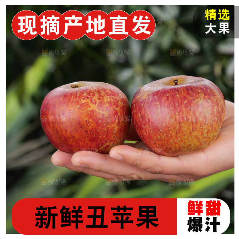 深底上的丑苹果
