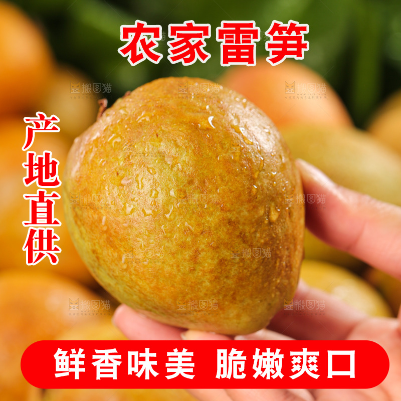 木底上的红心芭乐