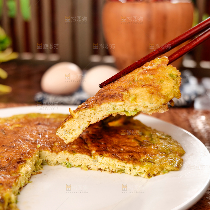 深底上韭黄菜品