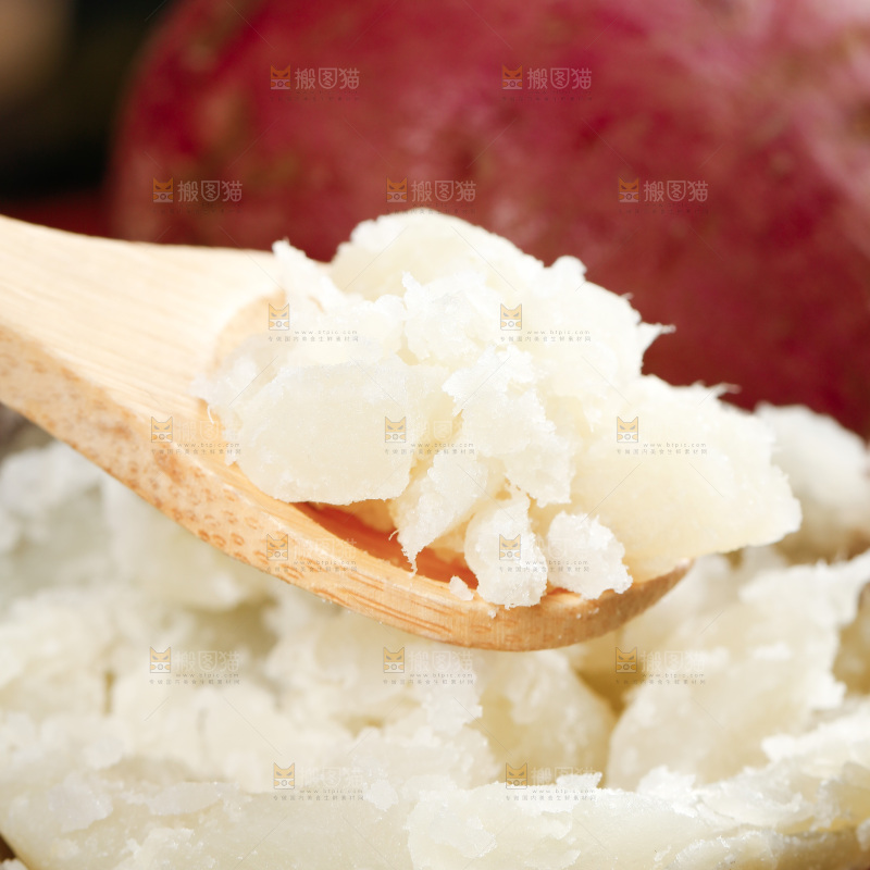深底上的白心红薯