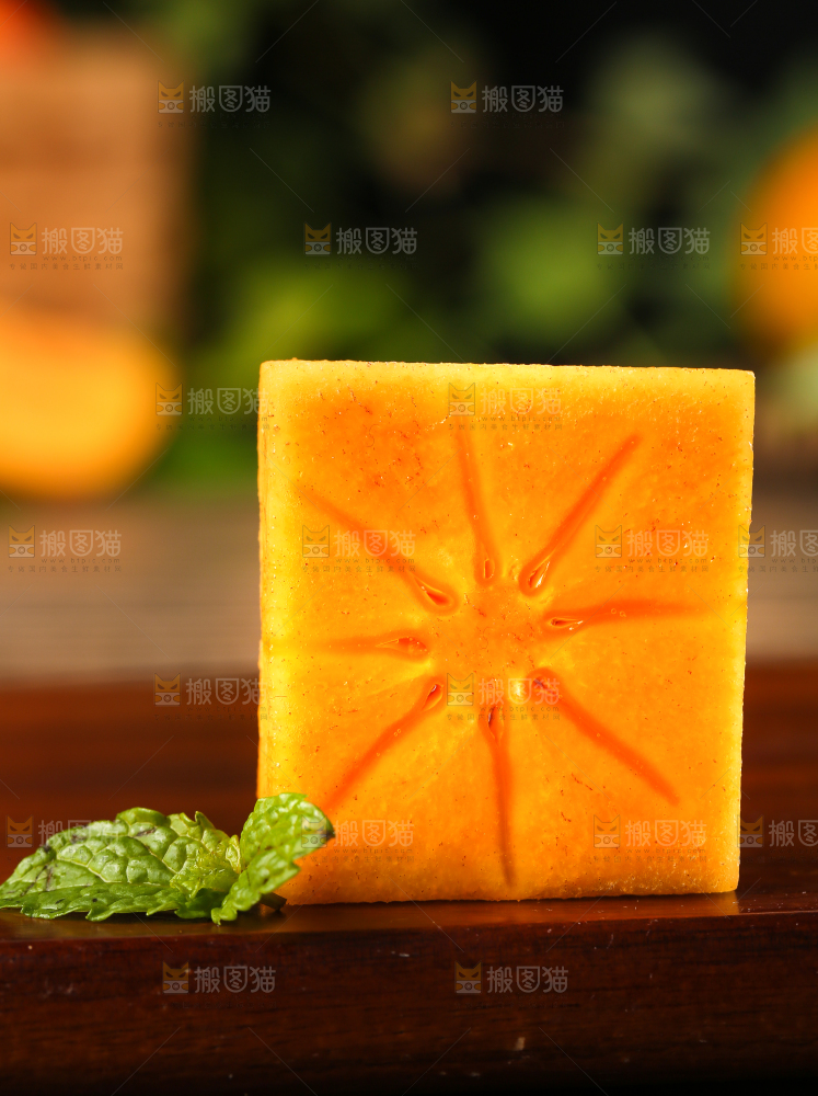 深底上的磨盘柿子