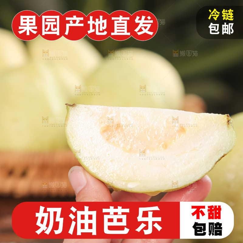 深底上的白心芭乐