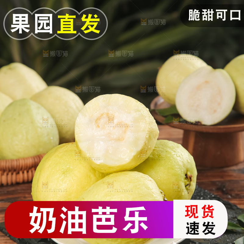 深底上的白心芭乐