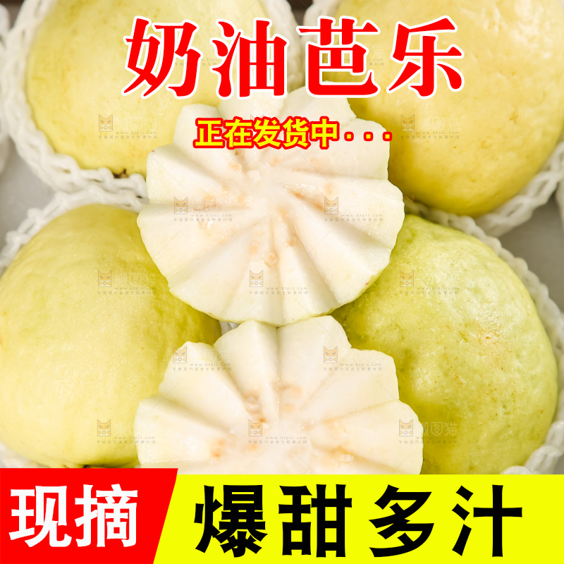礼盒装的白心芭乐
