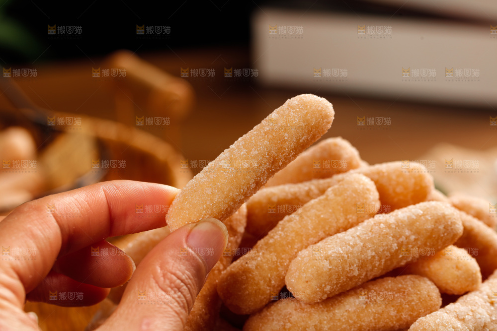 深底上的江米条