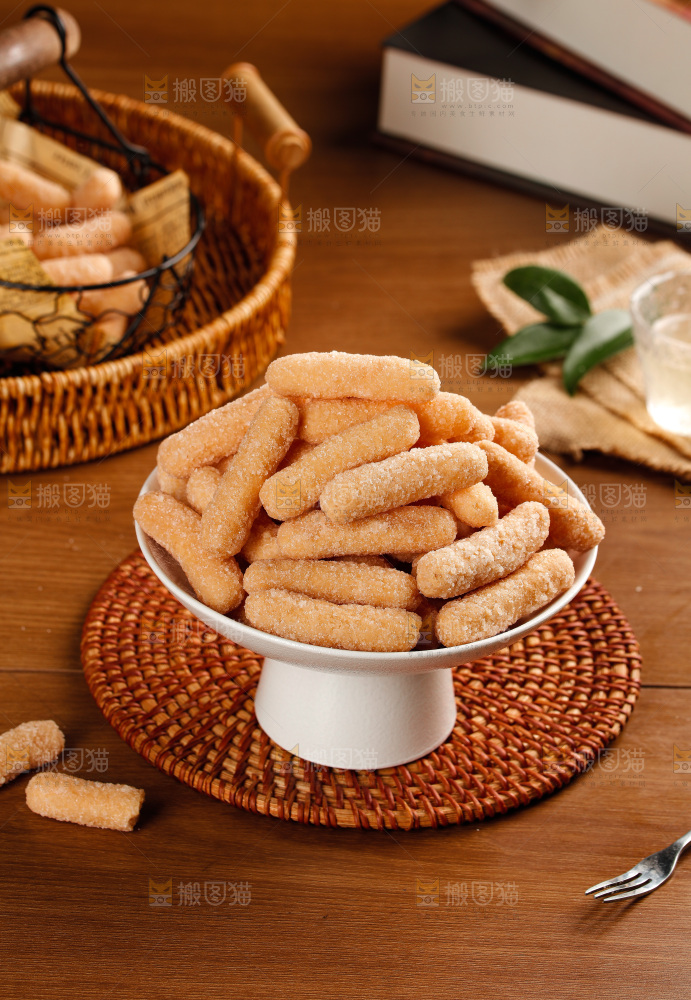 深底上的江米条