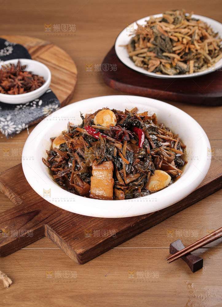 腊肉炒梅干菜