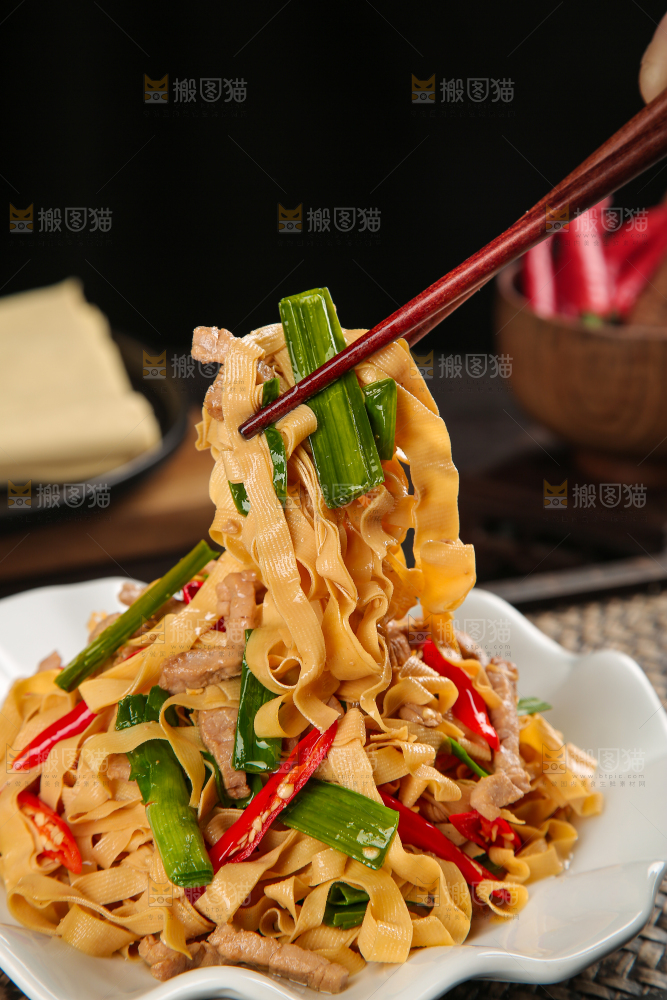 干豆腐炒肉丝