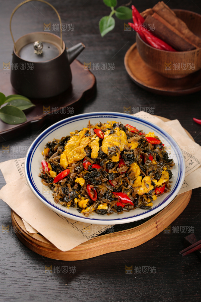 梅干菜炒鸡蛋