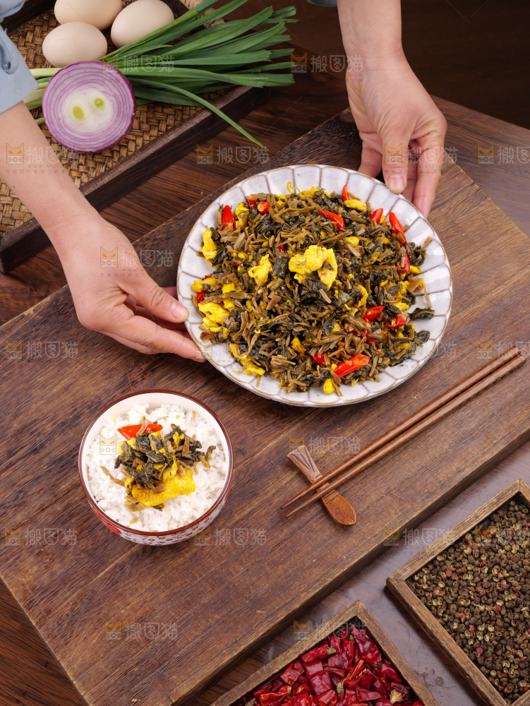 梅干菜炒鸡蛋