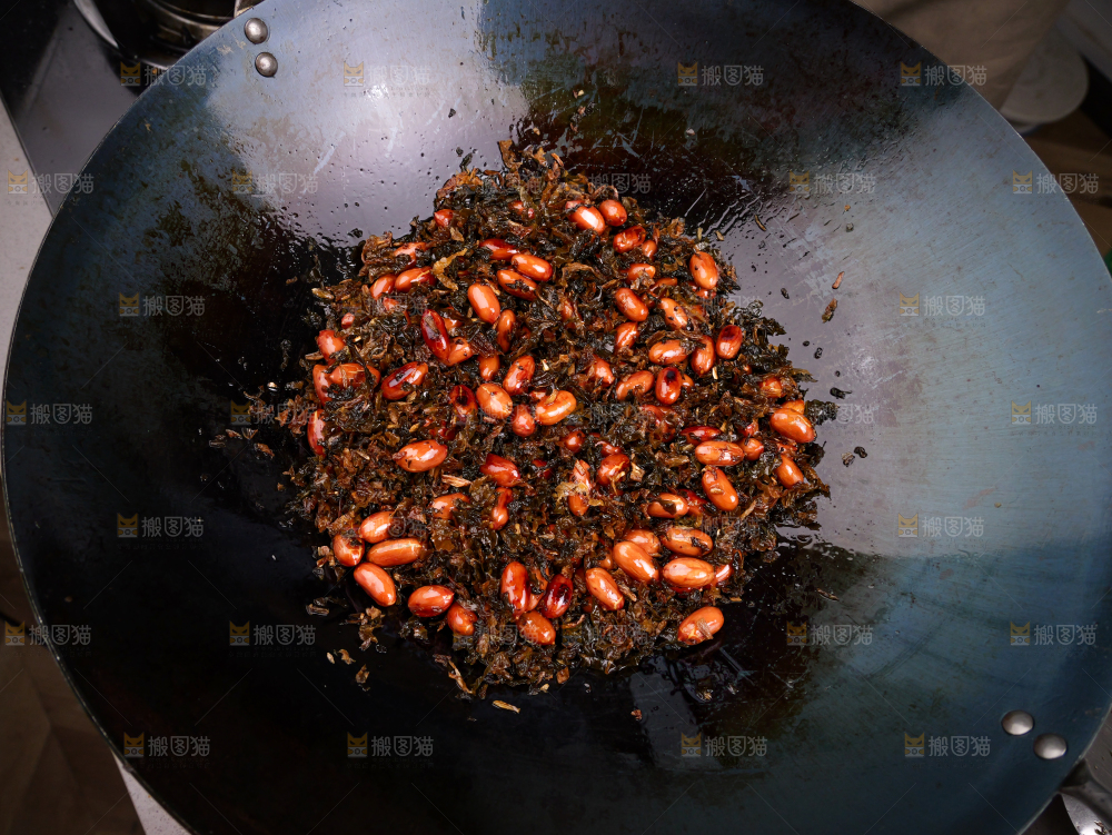 梅干菜炒花生米