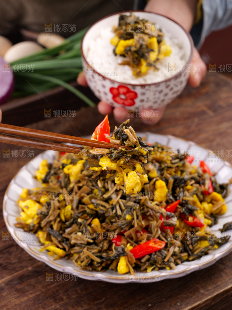 梅干菜炒鸡蛋