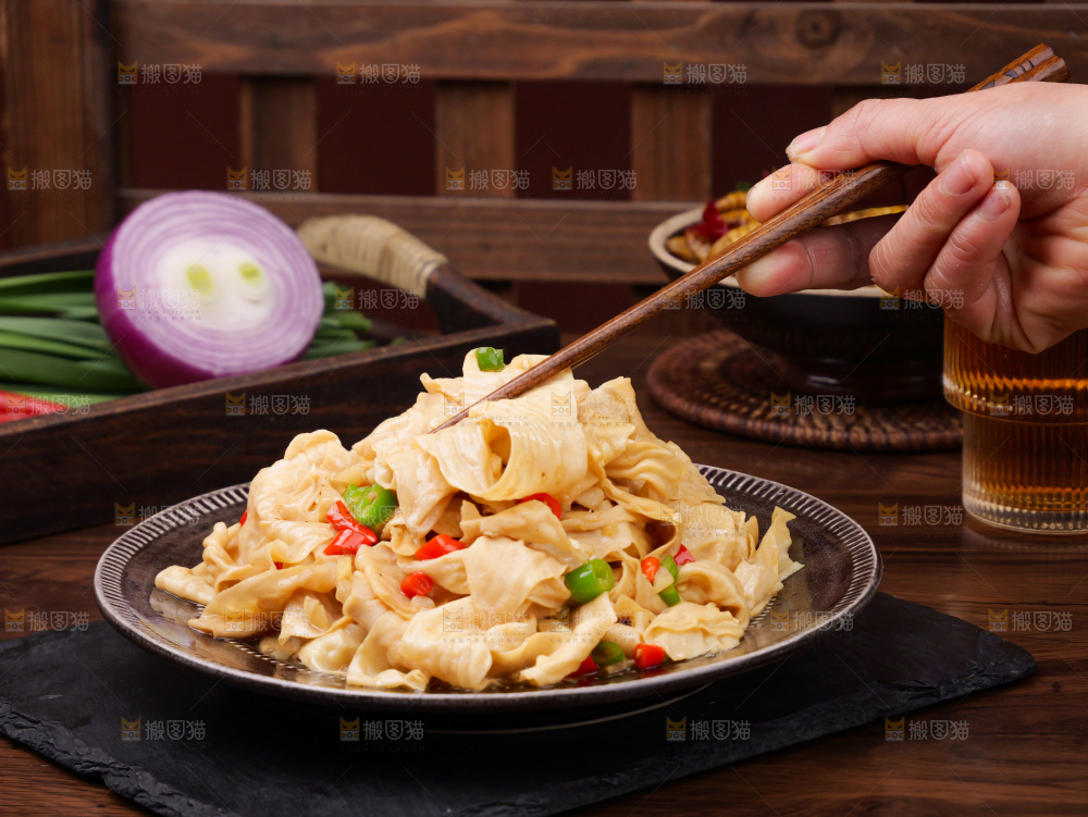 炒豆皮