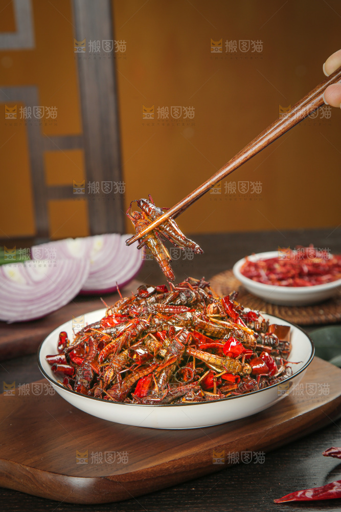 油炸蚂蚱